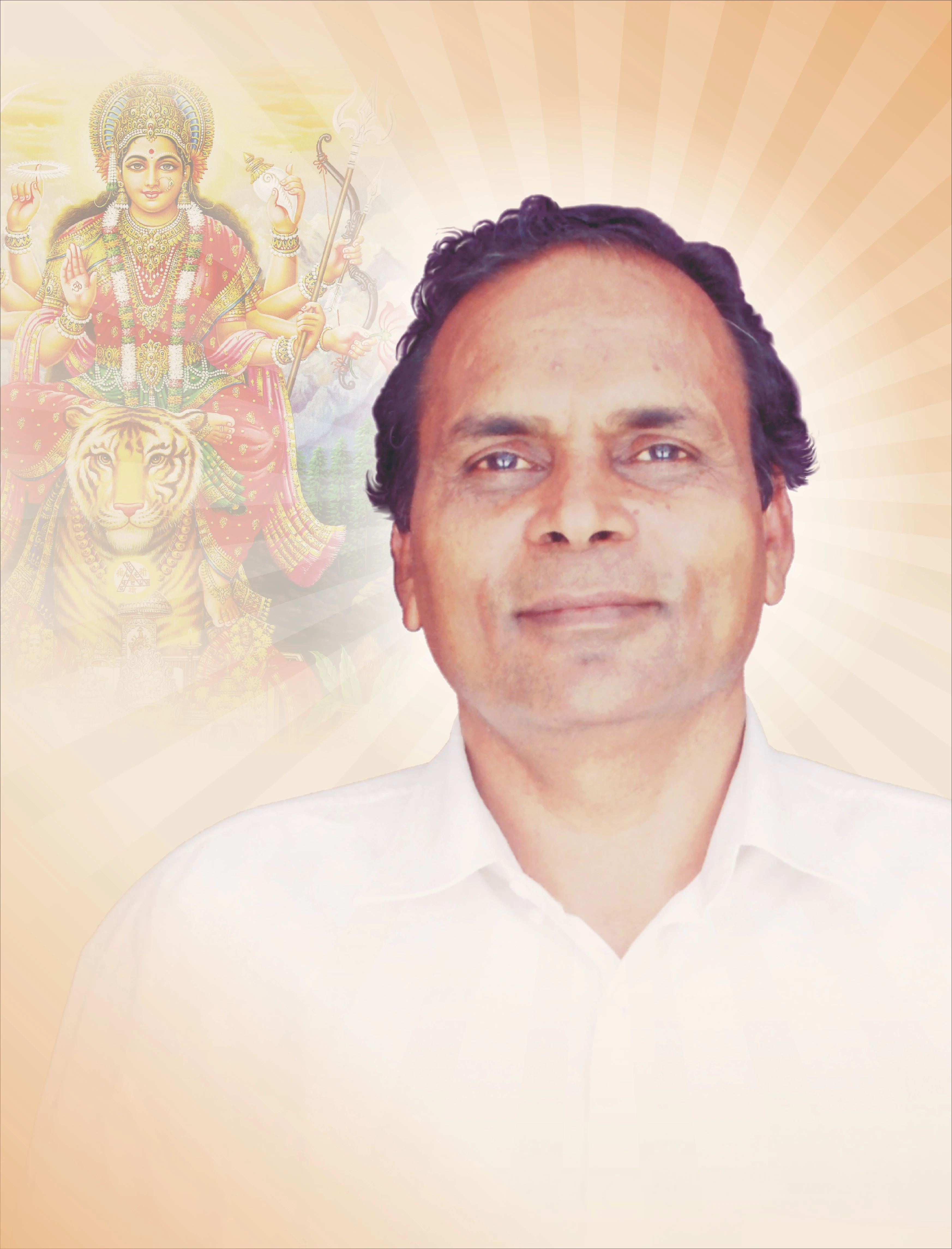 Bhaiyaji in the divine blessing of Jagatjanani Maa Tripurasundari