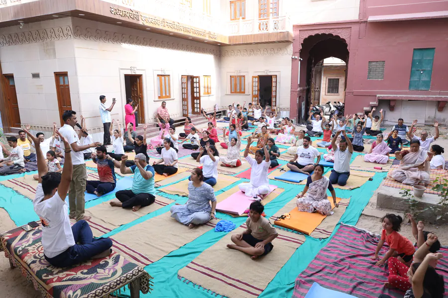 योग एवं प्राणायाम का चित्र