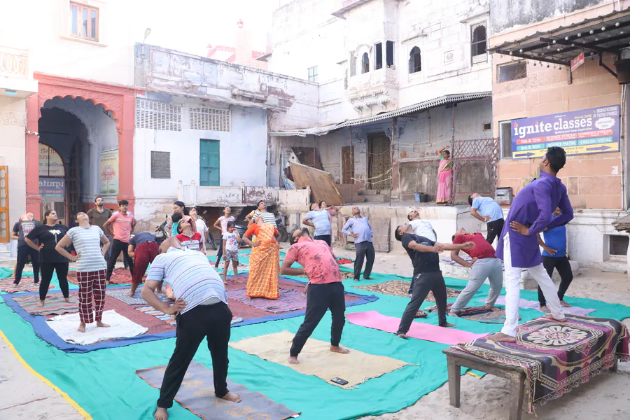 योग एवं प्राणायाम का चित्र