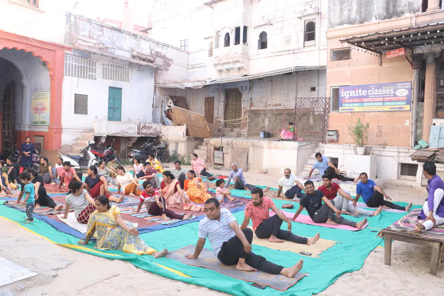 योग एवं प्राणायाम का चित्र