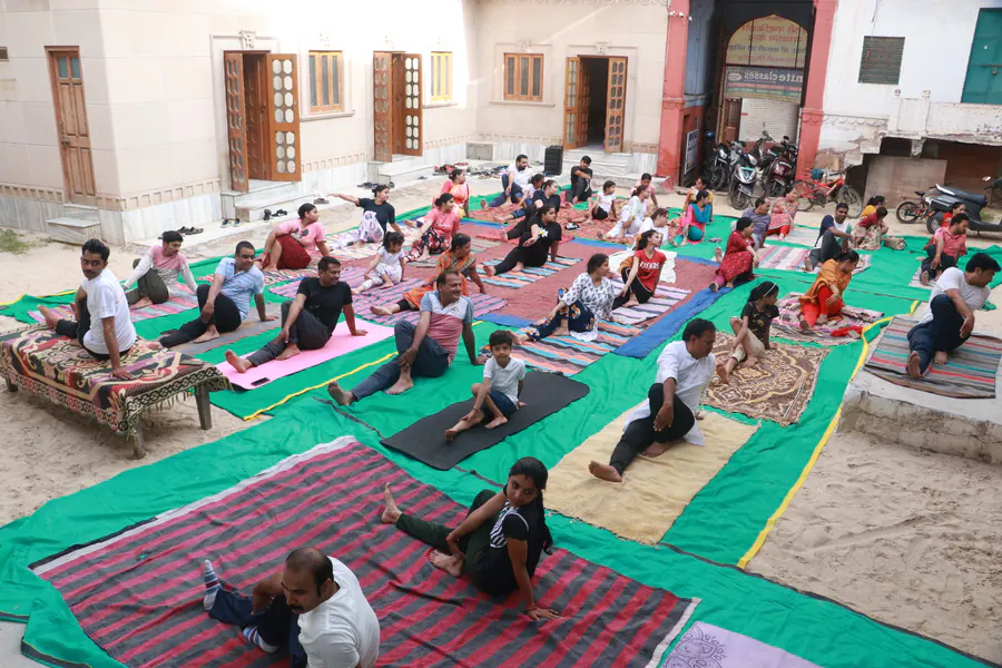 योग एवं प्राणायाम का चित्र