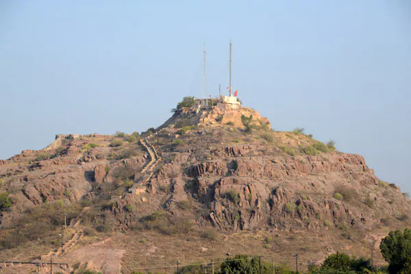 टेकरी माँ मंदिर की स्थानापन्न छवि