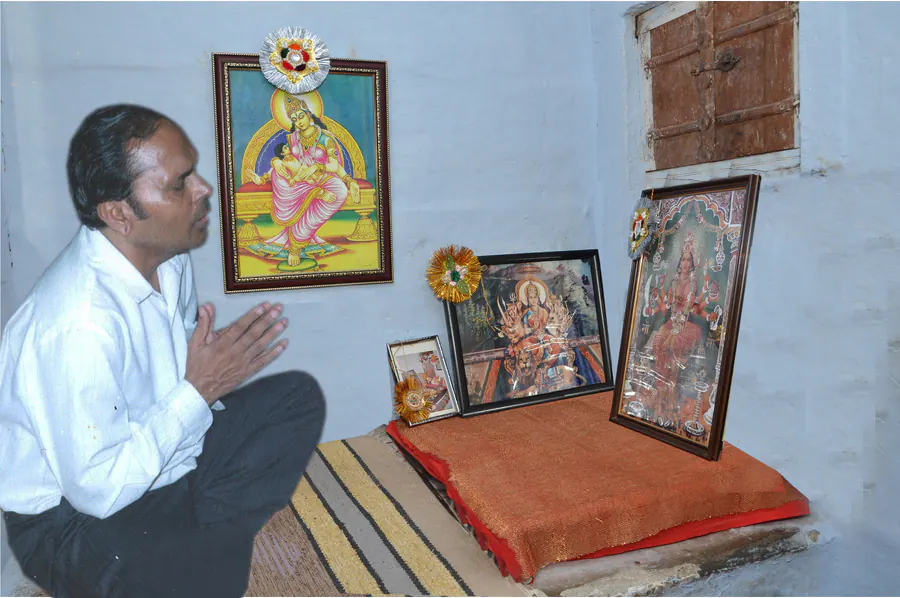 सिद्धपीठ साधना कक्ष की स्थानापन्न छवि
